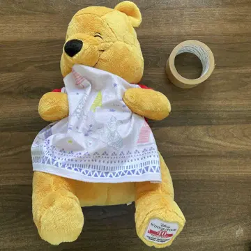 곰돌이 푸 제일복권 라스트원상 봉제 인형 타월 포함 약 40cm