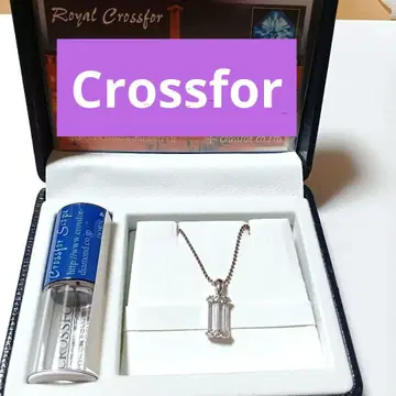 Crossfor 큐빅 지르코니아 목걸이 실버 925