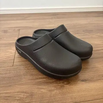 블랙 사보 크로그 샌들