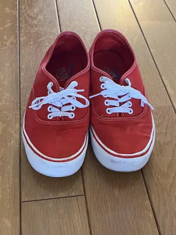 VANS 반스 스니커즈 레드 US8.5 (26.5cm)