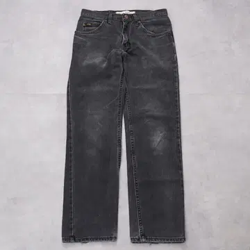 Lee 리 W29 블랙 데님 하의 팬츠 구제 의류 블랙 14872