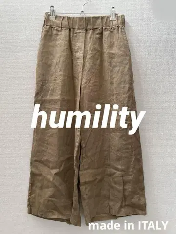 humility 유미리티 이탈리아제 린넨 와이드 이지 팬츠