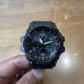 G-SHOCK 머드 레지스트 GWG-100 블랙 손목시계