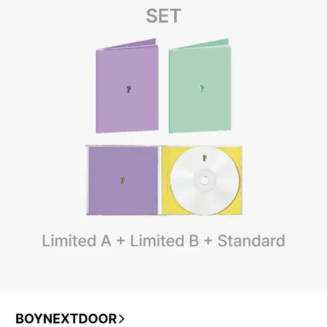 보넥도 일본 앨범 boylife 분철 (리미티드+스탠다드a,b+스페셜)