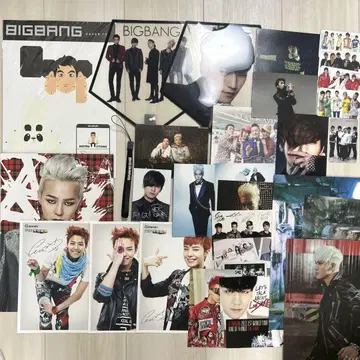 BIGBANG bigshow 굿즈, 부채, 카드 정리