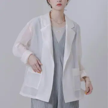 Eimee Law 시어 테일러드 러프 자켓