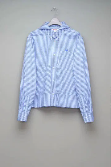 MASU 25SS 후드 B.D. 셔츠 48 블루