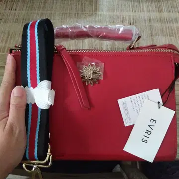 EVRIS 빨간색 숄더백