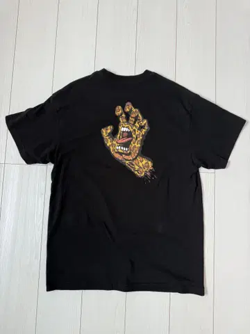 SANTA CRUZ 블랙 티셔츠 XL 스케이트보드