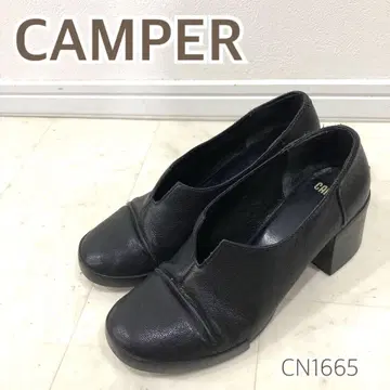 CAMPER 캠퍼 청키 힐 여성 신발 블랙