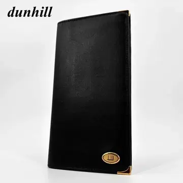 컨디션 최상 dunhill 던힐 두겹 장지갑 지갑 블랙 가죽