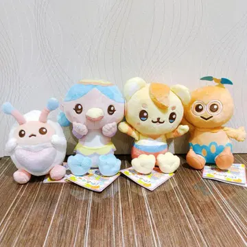 판타네! 빨간 볼 봉제 인형 미모모 아푼 야코로 루치타 세트