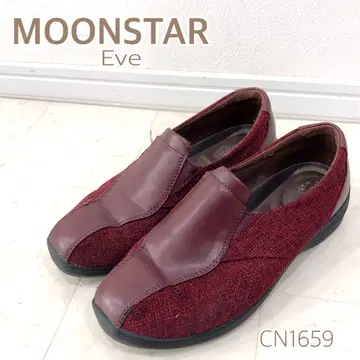 MOONSTAR Eve 문스타 경량 4E 와이드 신발 보르도 계열