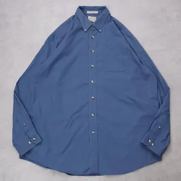 L.L.Bean 엘엘빈 무지 셔츠 구제 의류 긴팔 XL 파랑 14801