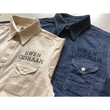 쿠시맨 HWZN 샴브레이 셔츠 워크 25630 CUSHMAN