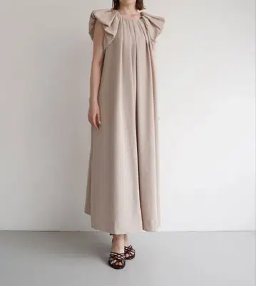 Acka drape 원피스 베이지 1