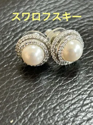 스와로브스키 펄풍 귀걸이