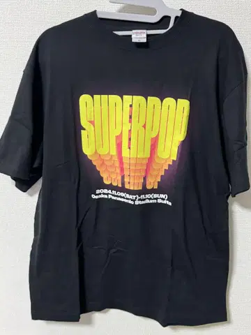 SUPER POP JAPAN 티셔츠 XL 사이즈 미착용