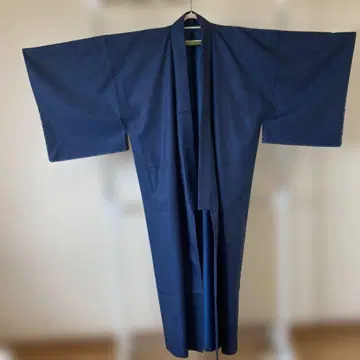 남성용, 다크 네이비 심플 기모노