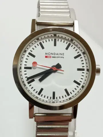 MONDAINE 몬딘 손목시계 15M 화이트 다이얼 여성용