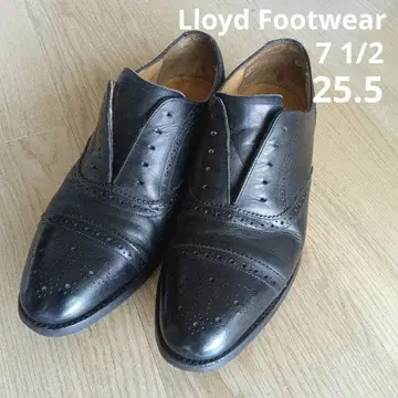 Lloyd Footwear 블랙 러버 솔 신발 7 1/2 E