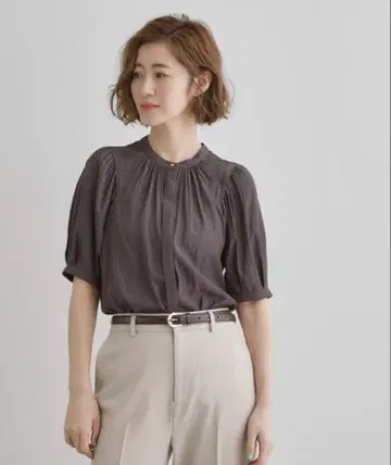 그로브 오분 소매 셔츠 블라우스 M