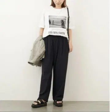 JOURNAL STANDARD 나일론 스트레치 와이드 팬츠