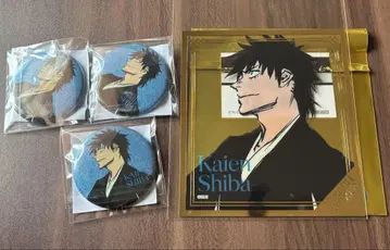 BLEACH WORLD 카이엔 글리터 캔뱃지 색지
