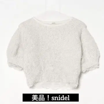 새상품급! snidel 반팔 니트
