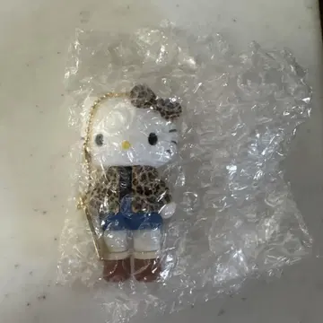 시크릿 마스코트 참 헬로키티 레오파드 무늬