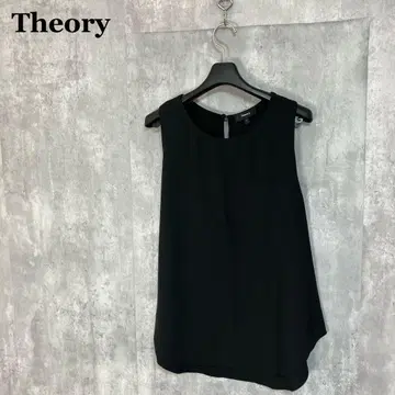 Theory ZABETHA 슬리브리스 블라우스 S