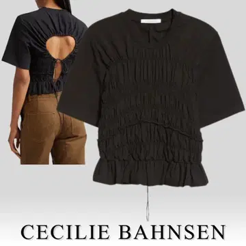 세실리 반센 T-SHIRT OPENBACK 시몬 로샤 드로어