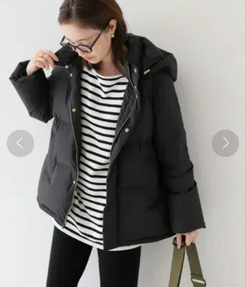 SLOBE IENA 2WAY 숏 후드 다운