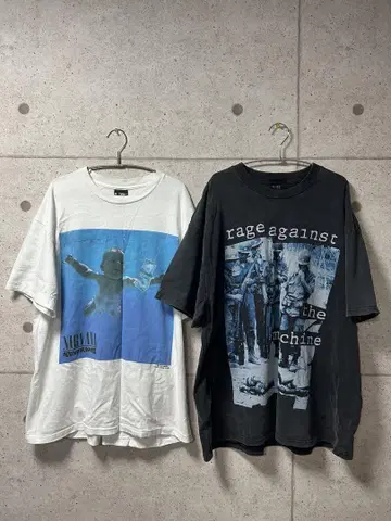 NIRVANA&rage against the machine TEE 세트