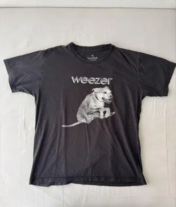 weezer 티셔츠 블랙