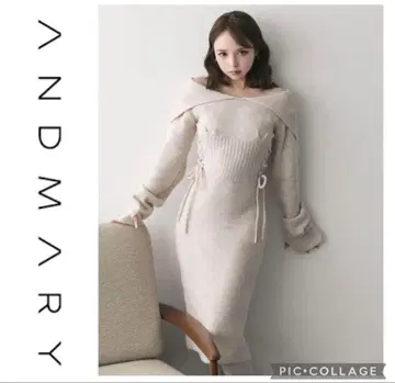 ANDMARY 루메 롱 니트 원피스