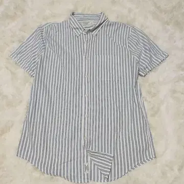 Abercrombie & Fitch 스트라이프 반팔 셔츠 L