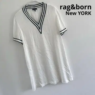 rag&born NEW YORK 아르시아 크리켓 드레스 V넥