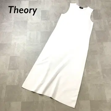 Theory 슬리브리스 롱 원피스 라이트 그레이