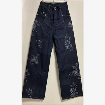 새상품 FETICO STUDIOUS 별주 rose denim pants