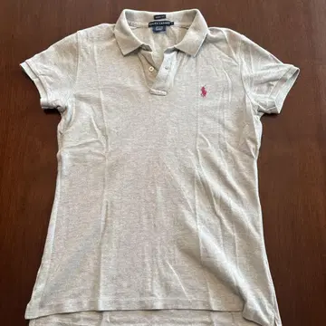 Ralph Lauren 스키니 핏 피케 셔츠 L 그레이