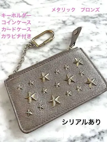 JIMMY CHOO 키 케이스 동전 지갑 카드 케이스