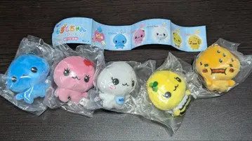 헤이세이 레트로 물방울 양털 봉제 인형 컴플리트 키링