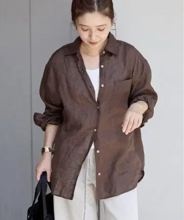 저널 스탠다드 소프트 제필 린넨 셔츠