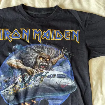 IRON MEIDEN 666 밴드 T 프린트 블랙 티셔츠