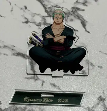 ONEPIECE 로로노아 조로 벌스데이 아크릴 스탠드 캔뱃지