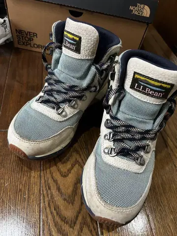 L.L.Bean 하이컷 등산화 그레이/베이지