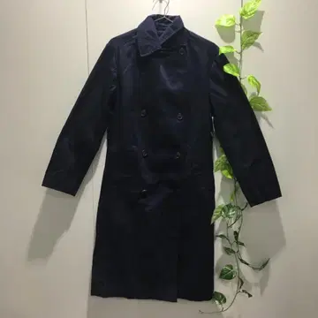 GAP 네이비 더블 버튼 코트 XS 사이즈 택 포함