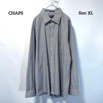 CHAPS 챕스 스트라이프 셔츠 긴팔 모던 셀렉트 아이템 XL