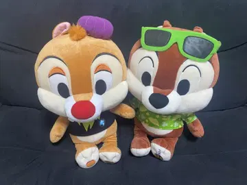 칩 and 데일 봉제 인형 세트